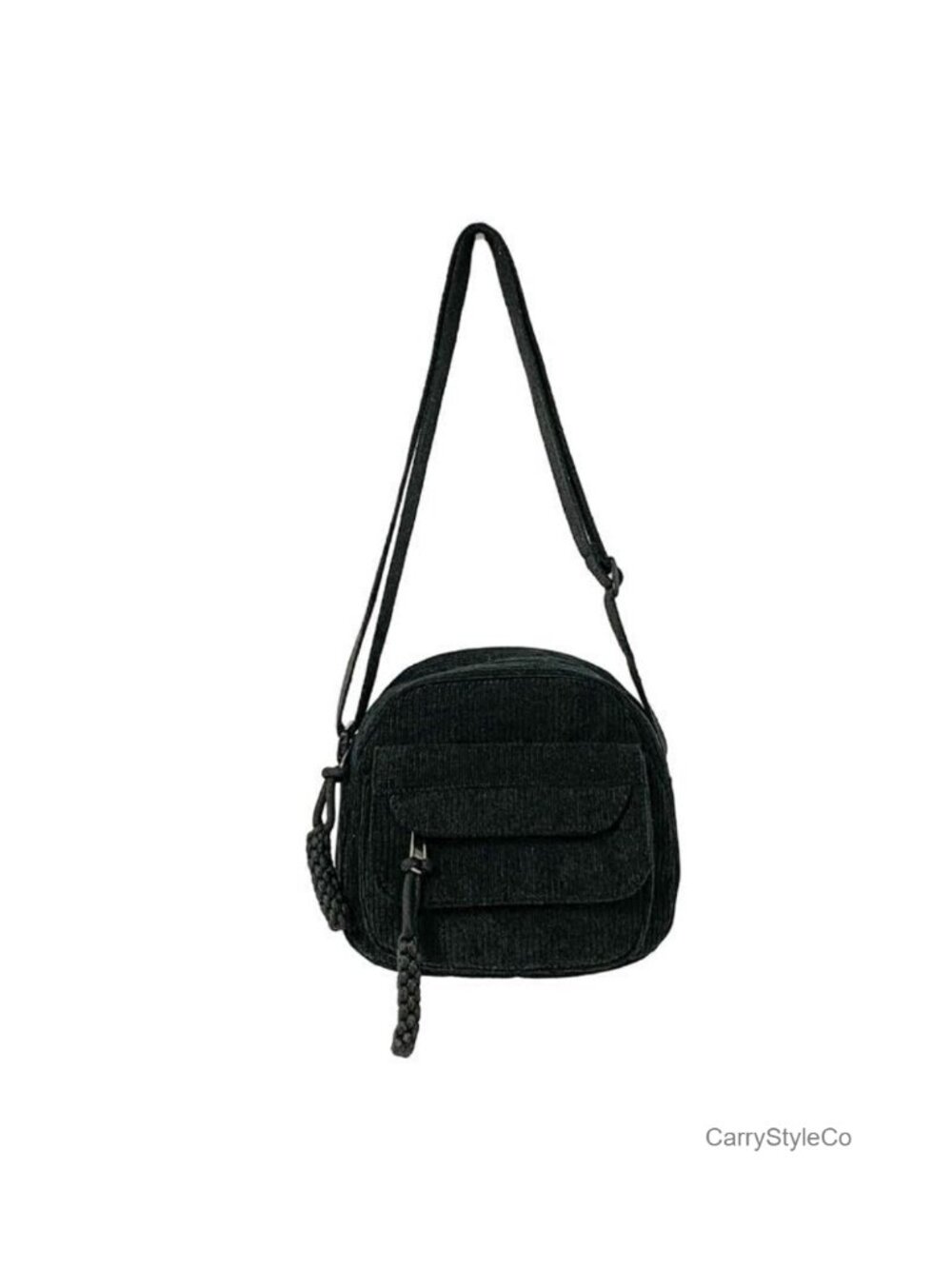 Corduroy Crossbody Bag Kawaii Shoulder Purse Small Wallet